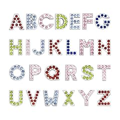 Letter Mixed Color Rhinestone