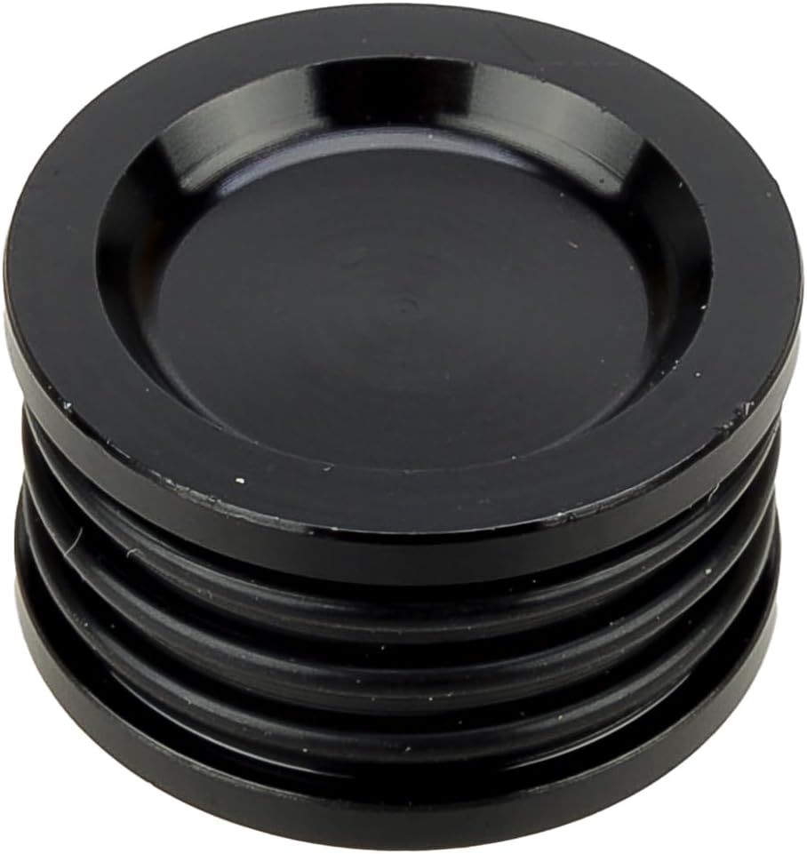 Black Camshaft Cam Shaft Seal Cover Cap Plug Compatible for Acura Honda Civic Del Sol CRV Prelude B16 B18 B/D/H/F Series Engine