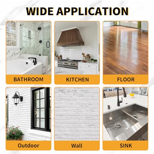 image for YKF Heavy Duty Tile Adhesive Glue, 10.5 Oz Cement Glue for Concrete, T