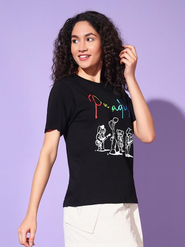 Image of THE DRY STATE Women Half Sleeve T-Shirt