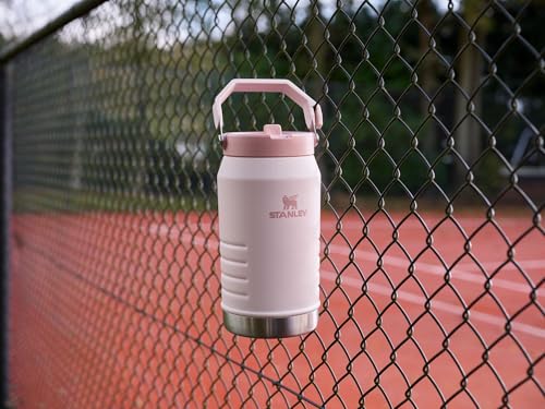 Image of Stanley IceFlow 2.0 Flip Straw Jug with Handle 64 oz | Twist On Lid and Flip Up Straw | Leakproof for Travel and Sports | Insulated Stainless Steel |BPA-Free | Azure