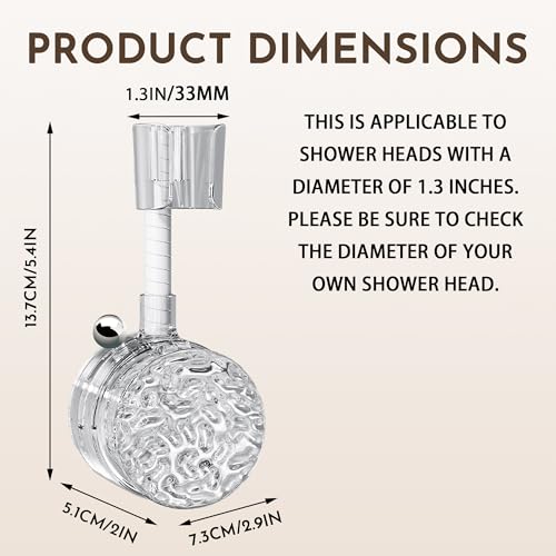 Suction Cup Shower Head Holder ,no Drilling Required and Seamless Installation Handheld Shower Head holderPC Material with Shower Ball Hook,Suitable for 1.3-inch Diameter Shower Head by Wzfcyhyg - Used condition - Image 3