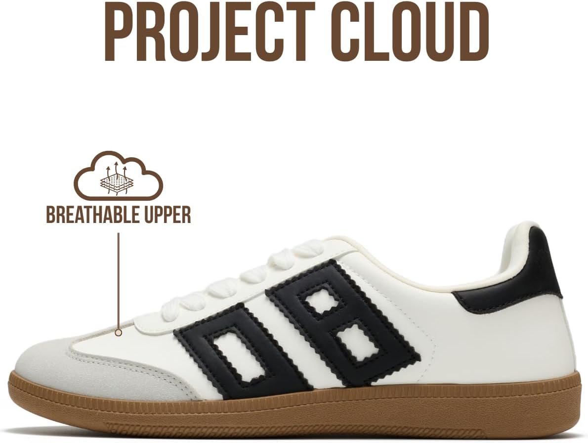 Project Cloud Sneakers for Women 2026 - Breathable Womens Shoes Memory Foam Insole Casual Sneakers Non Slip Womens Sneakers - Breathable Lightweight Walking Shoes (Brita)