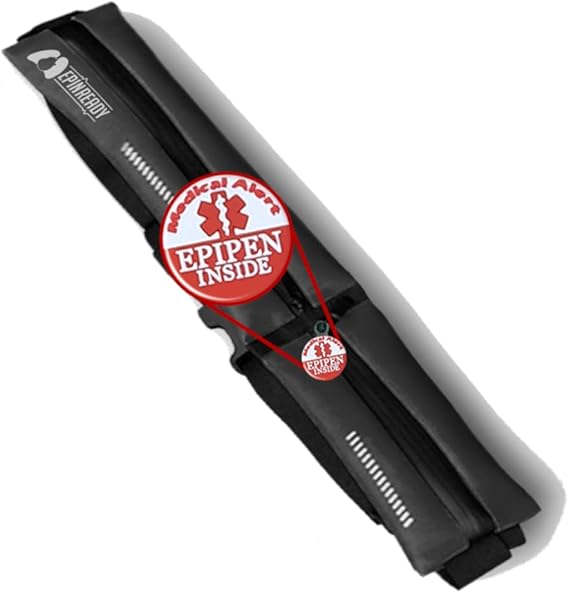 EpiPen Waist Belt with Medical Alert Tag, EpiPen Fanny Pack