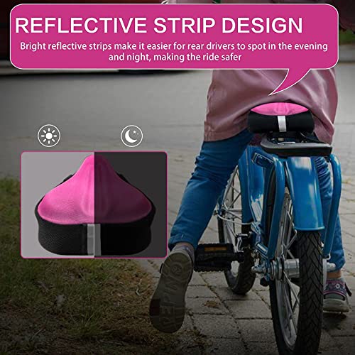 TOMDLING Capa de almofada de assento de bicicleta de gel infantil, capa de assento de bicicleta infa