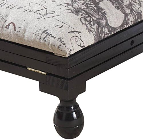 Gablemere 3 Position Footstool-Mahogany, 30.5 x 30.5 x 20 cm