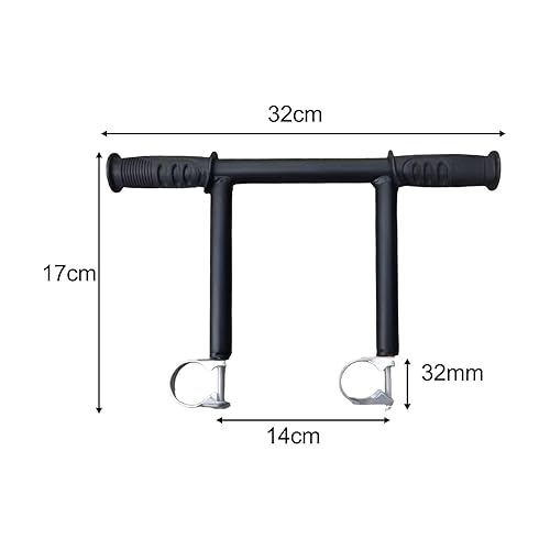 Miniatura 3 de Extensor de manillar, extensor de mango de cochecito de metal, reposabrazos de extensión universal para cochecito, 1.260 in