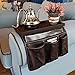 Sofa Couch Remote Control Holder- Chair Armrest Caddy Pocket Organizer, remote control caddy，Use for Remote Controls, Game Controller, Pens, ipad,Magazines