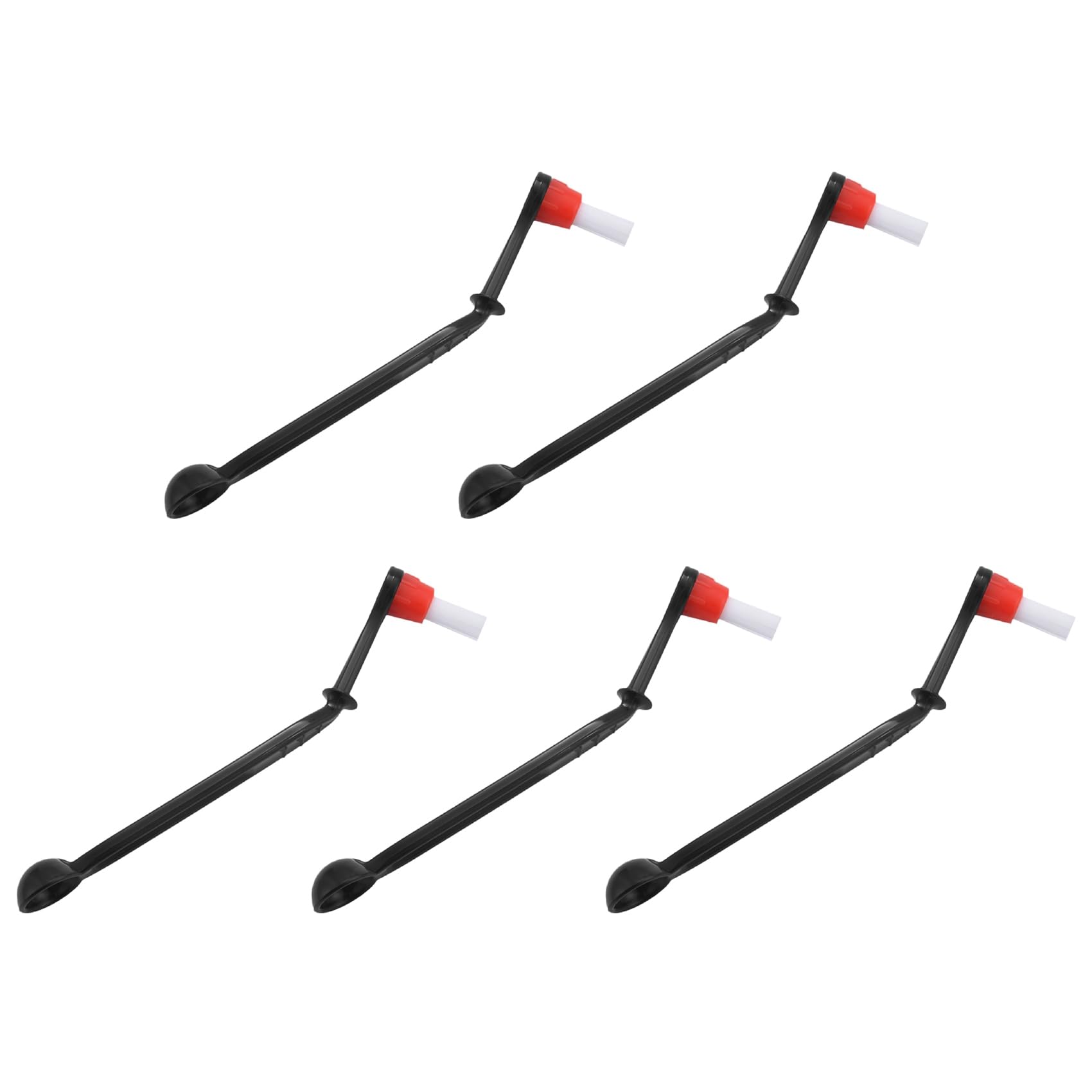 Hndhbfgrt 5X 2 in 1 Coffee Machine Brush Nylon Espresso Coffee Grinder Brushes Coffee Spoon Machine Group Head Kitchen Tools