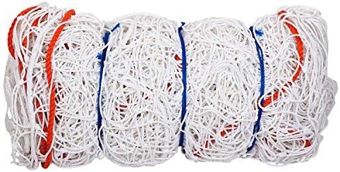 Garware Sportiva Professional Football Net – HDPE Soccer Net (24.6 ft. X 8.2 ft.) – Ideal for Tournament and Professional Club - Milky White (Set of 2)
