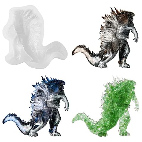 Monster Resin Molds Silicone, Monster Statue Silicone Molds for Epoxy Resin, DIY Resin Casting Craft for Halloween Gifts, Epoxy Resin for Home Decoration Cover