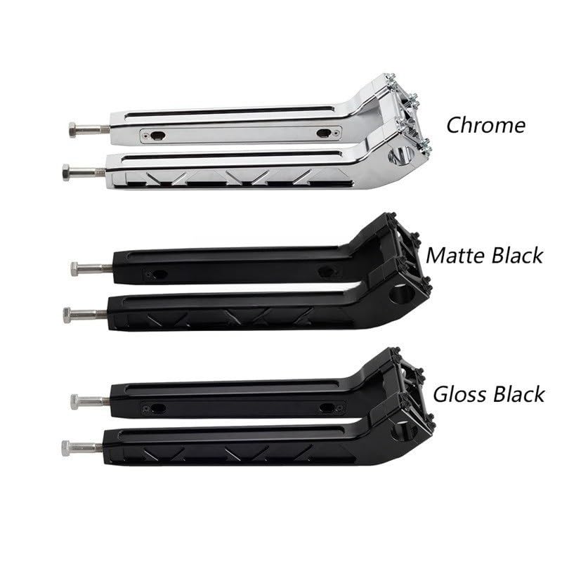 Guidon en T 28mm rehausseur pour virées en Softail et Chopper - 6