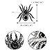 EVER FAITH Women's Austrian Crystal Gorgeous Spider Hair Clip Black Silver-Tone