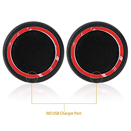Repuesto almohadillas EP de cuero protein con espuma de memoria para audífonos Beats EP con cable (negro) miniatura 2