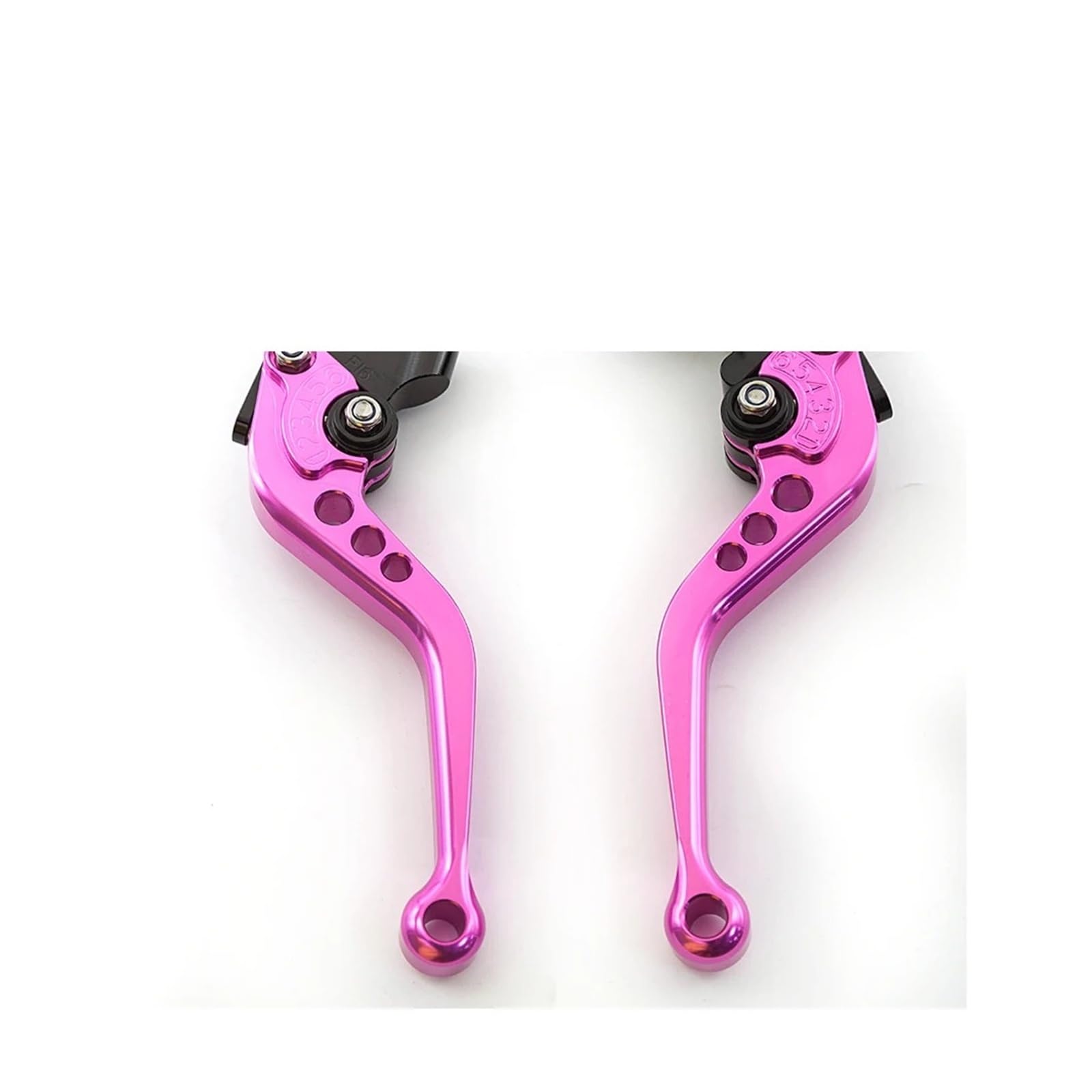 Dajmsuy Short Pink Motorbike Brake Clutch Lever For Fz1 For Fazer Gt Fz6 For S2 For Fz6r Fz8 Xj6 For Diversion For Abs For Fz6-Fazer F-16 Y-688 Motorcycle Brake Clutch Levers