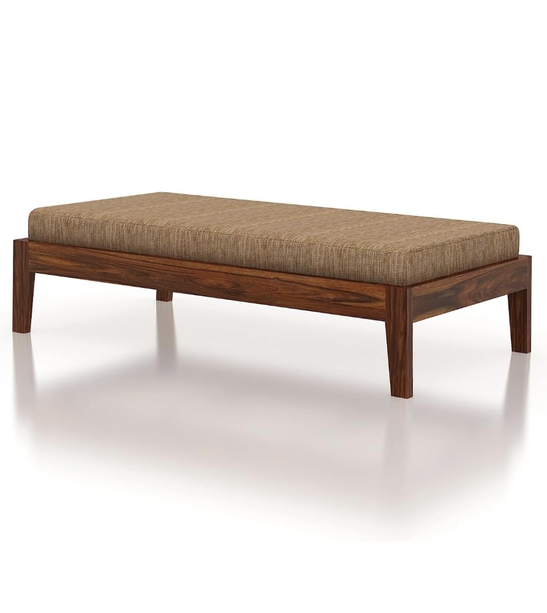 Wooden Divan Bed for Living Room | Sheesham Wood Diwan Bed | Sood Daybed for Living Room | Solid Wood Couch Diwan Sofa Setter for Living Room and Office-image-35