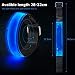 lanpard Led Armband Aufladbar, 2 STK Leuchtarmband USB Reflektorband Reflective Band Led Armbänder Leuchtband Kinder Reflektorbänder für Joggen Laufen Sport (Blau)
