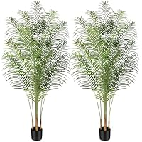 Keeplush Árbol de palma artificial de 200 cm de altura, planta