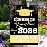 Congrats Graduation Flag 2026 Personalized, Graduation Yard Flag With Photo, Class Of 2026 Decorations, College Graduation Decorations, Graduation Announcements 2026 High School Customize