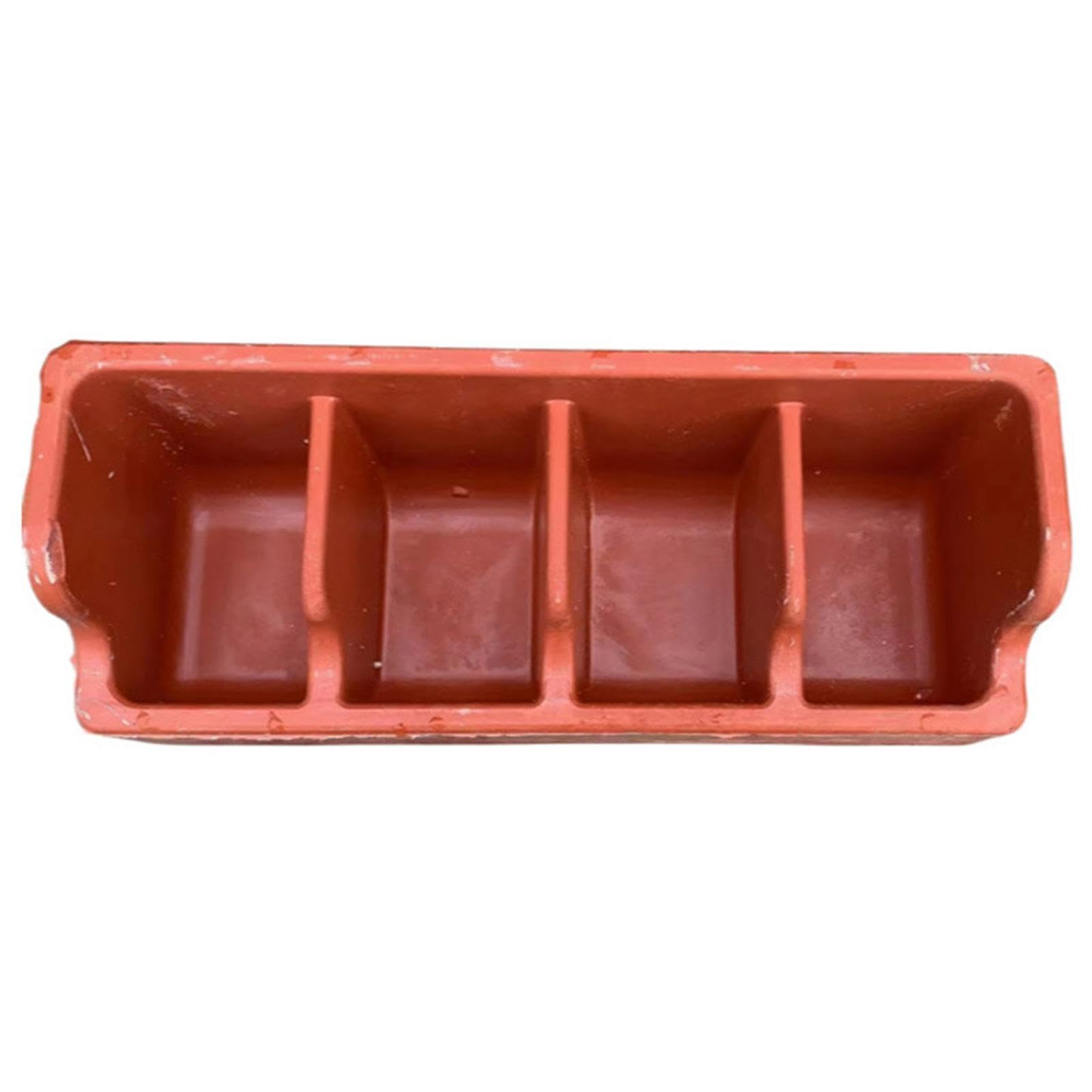 mangiatoia di maiale, mangiatoia, mangiatoia con 4 scomparti, alimentazione di bestiame, animali domestici, forniture agricole, abbeveratoio per piccoli animali, presepe di maiale
