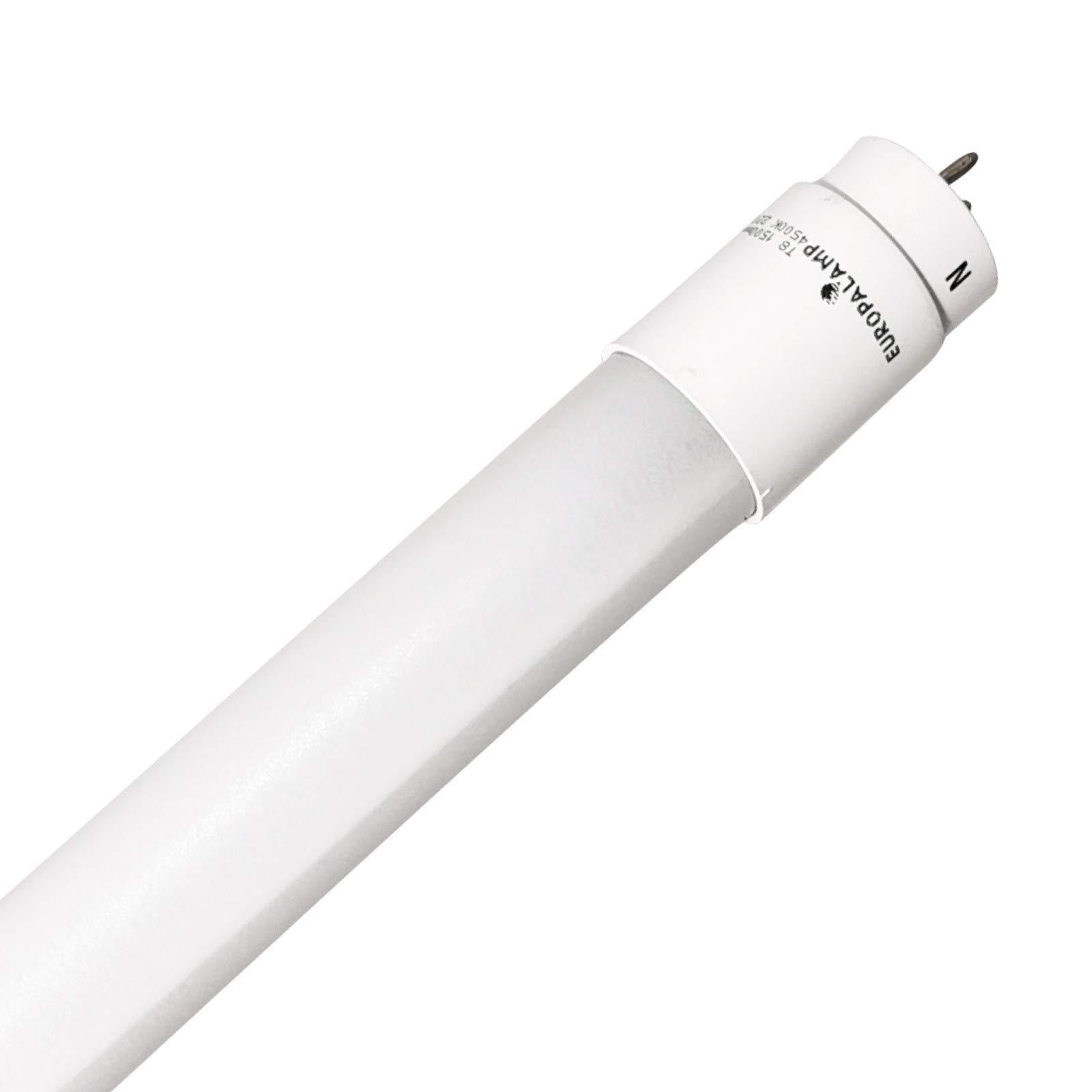 Europalamp – Lote de 5 tubos neon LED 24 W 150 cm T8 blanco frío 6000 K gama Pro
