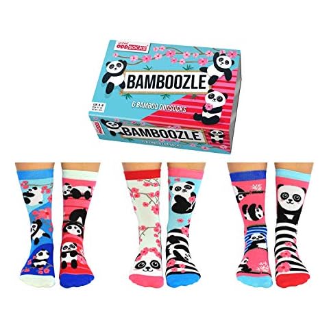 United Oddsocks Bamboozle Ladies Panda Socks Cover