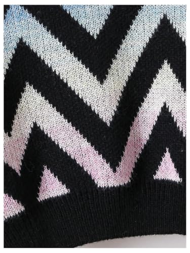 Image of SHENHE Girl's Lantern Sleeve Crop Sweater Cute Knit Crop Pullover Tops