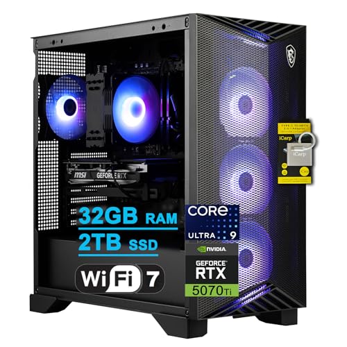 MSI Aegis R2 Gaming Desktop with RTX 5070 Ti
