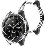 Goton Compatible for Samsung Galaxy Watch 42mm Case Bling 2018 Release, Women Crystal Diamond Watch...