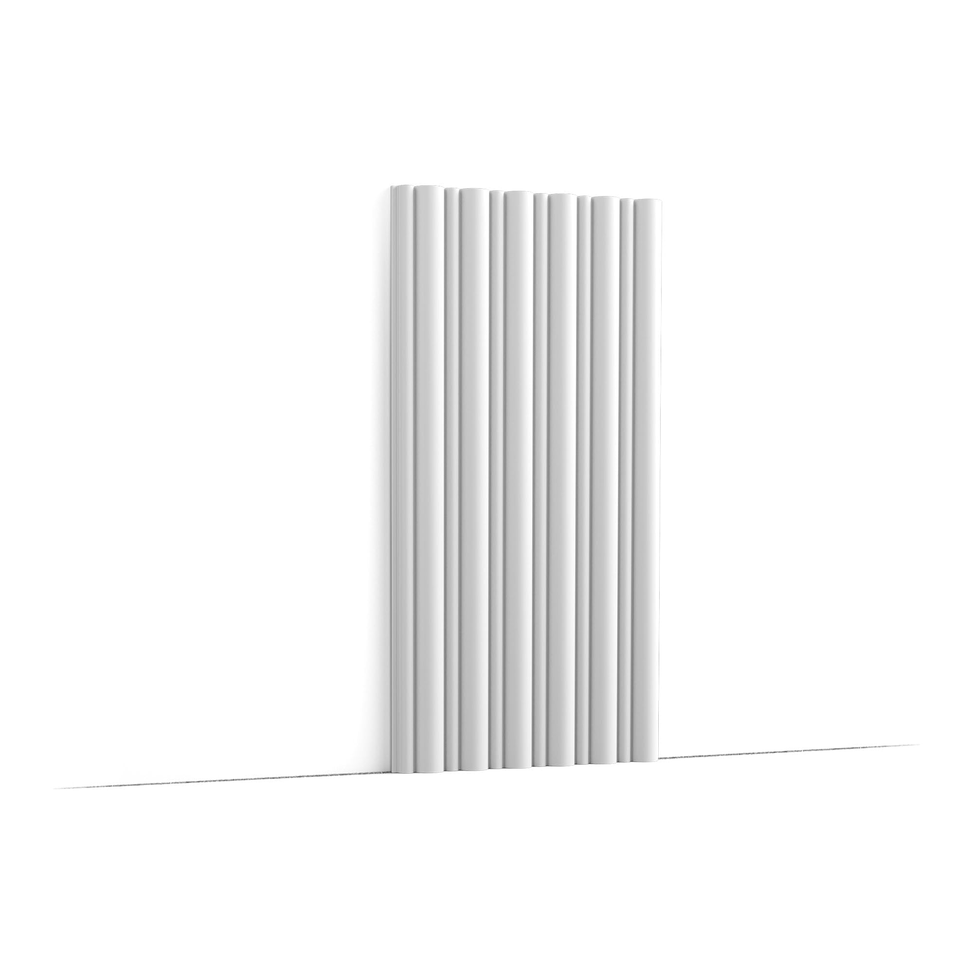 Revestimiento mural 3D WX211 MODERN de 200 cm en Duropolymer blanco