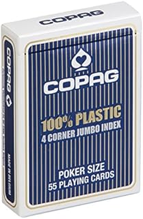 Copag Poker Size Jumbo Index Single Playing Cards Deck (Blue Back)