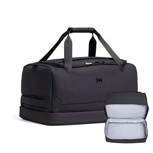 Knack Expandable Travel Duffel Midnight Black
