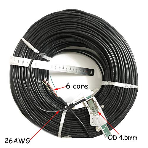 Câble de signal 26 AWG cuivre contre les coupures audio câble 4 cœurs 2M