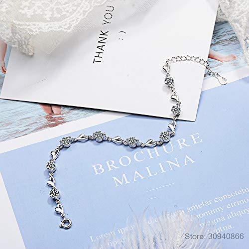 Bracciale in Argento Sterling 925,Zirconia