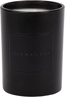 Aroma360 - Dream On 11oz Candle - Luxury Scented Candles with Essential Oils - White Tea, Sweet Vanilla & Earthy Cedar - Aromatherapy - Soy Candles - 80hr Burn