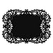 Hortense B Hewitt Laser Place Mat, 12 Count, Black