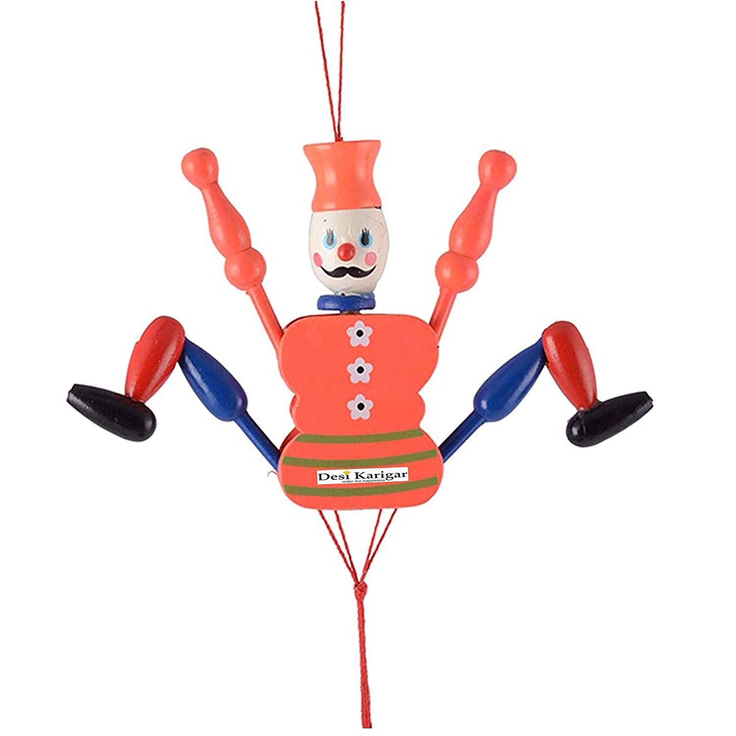 YAMKAY Wooden Push Up Press Joker Toy Set for Kids & Children Multi Color, Pack of 1 (B08LL4SMGB) Amazon Price History, Amazon Price Tracker