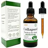 Collapsed Trachea Support for Dogs, Herbal Extract Supplement Soothe Cough & Throat Discomfort with Mullein, Slippery Elm and Olive Leaf, Glass Bottle with Precision Dropper, 1.7 oz
