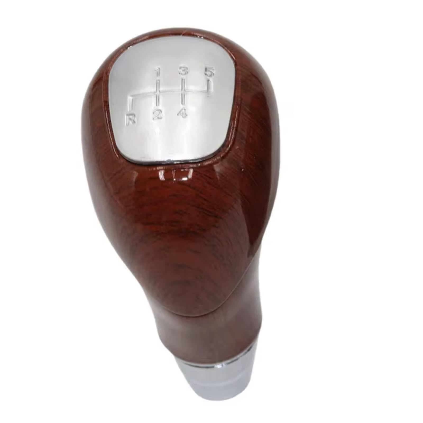 Hillar 5 Speed Silver Car Gear Stick Knob For Benz W168 W169 W202 W210 W463 W140 W220 W163 W215/C215 W208/C208/A208 R129 R170 Gear Shift Knob Knob Cover Shifter(5 Speed Silver)