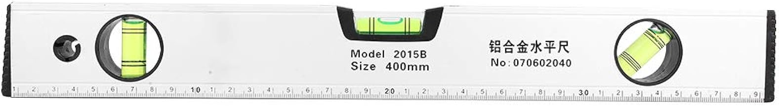 Nível de bolha de alta precisão de 400 mm, caixa de liga de alumínio magnética Ferramentas de medição de nível digital de nível de bolha