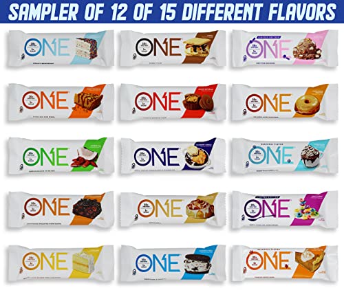 One Bars Protein Variety Sampler 12 barras saborizadas miniatura 2