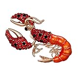 shiYsRL Fashion Brooch Pins, Women Rhinestone Lobster Enamel Animal Brooch Pin Corsage Suit Lapel...