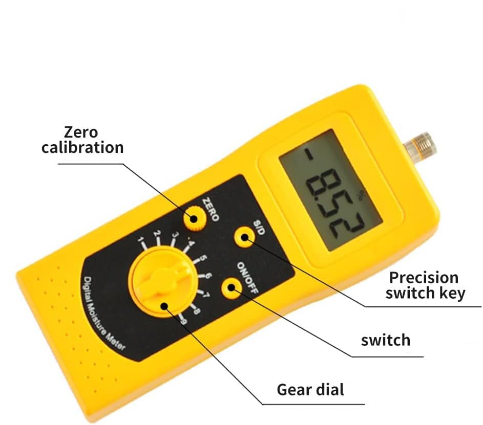 Image of LABART DM300 High Frequency Moisture Meter for Measuring Moisture Content of Soil, Silver Sand, Chemical Combination Powder, Coal Powder