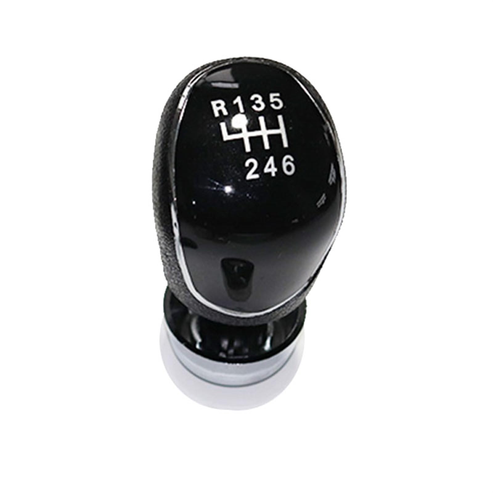 HSUKIHO Car Shift Knob Cover for Fiesta 2013 2014 Manual Car Shift Gear Knob Lever Gaitor Boot Cover(6 Speed Black)