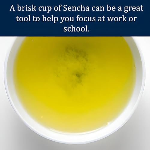 Miniatura 4 de Den's Tea Bolsitas de té piramidales Sencha, auténtico té verde japonés de Shizuoka, Japón (paquete de 12)