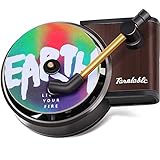 Diseño retro: la máquina de aromaterapia fonógrafo está diseñada con una base texturizada y un disco de vinilo, le muestra un estilo retro y clásico y puede llevarlo de regreso a la era del viejo tocadiscos, además, puede agregar fragancia a su automóvil para que usted puede disfrutar de la música y la fragancia al mismo tiempo