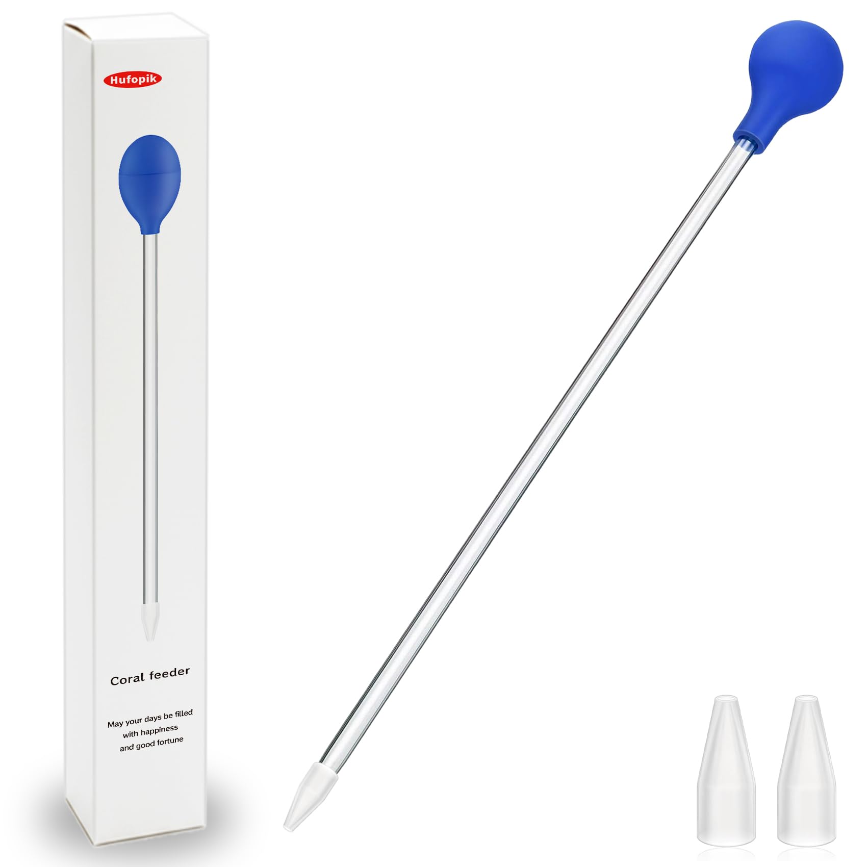 18 5 in Long Pipette for Fish Tank Coral Food Feeder Long Syringe Aquarium Coral Feeding Tube for