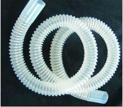 GOWE PFA Tubo flexible, PFA Flexible Convoluted Tubo, PTFE suave manguera, DN65, ID 65 mm