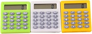 NUOBESTY 3Pc Calculadoras Domésticas Calculadoras Calculadoras Calculadora Para Teste Calculadora Eletrônica Portátil Computador De Mão Calculadoras De Mão Calculadora