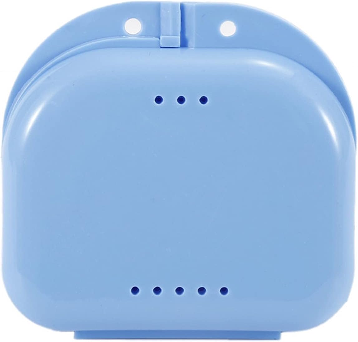 Denture Bath Box Organizer Dental False Teeth Appliance Container Storage Boxes Dentures Cleaner Denture Bath Storage Box Case (Color : A) (D)